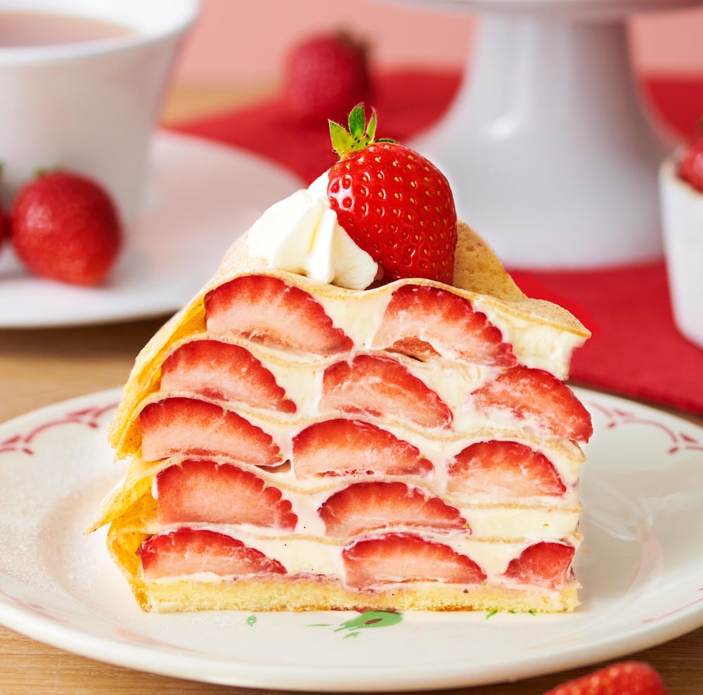 「あまおう苺のミルクレープ」イメージ