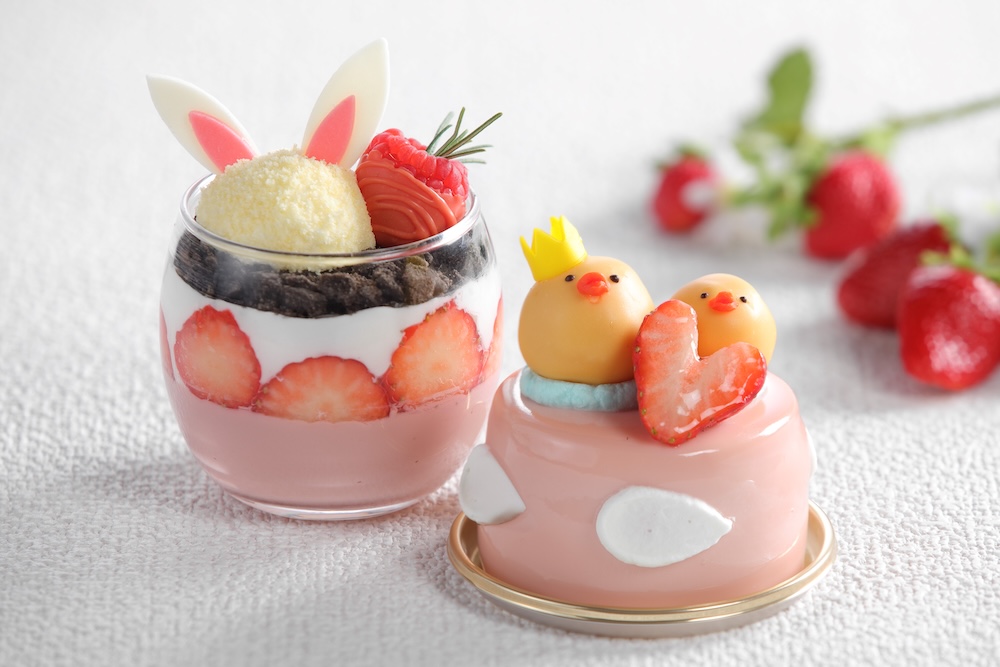 左から「イースターバニー」税込み900円、「イースターチック」税込み900円