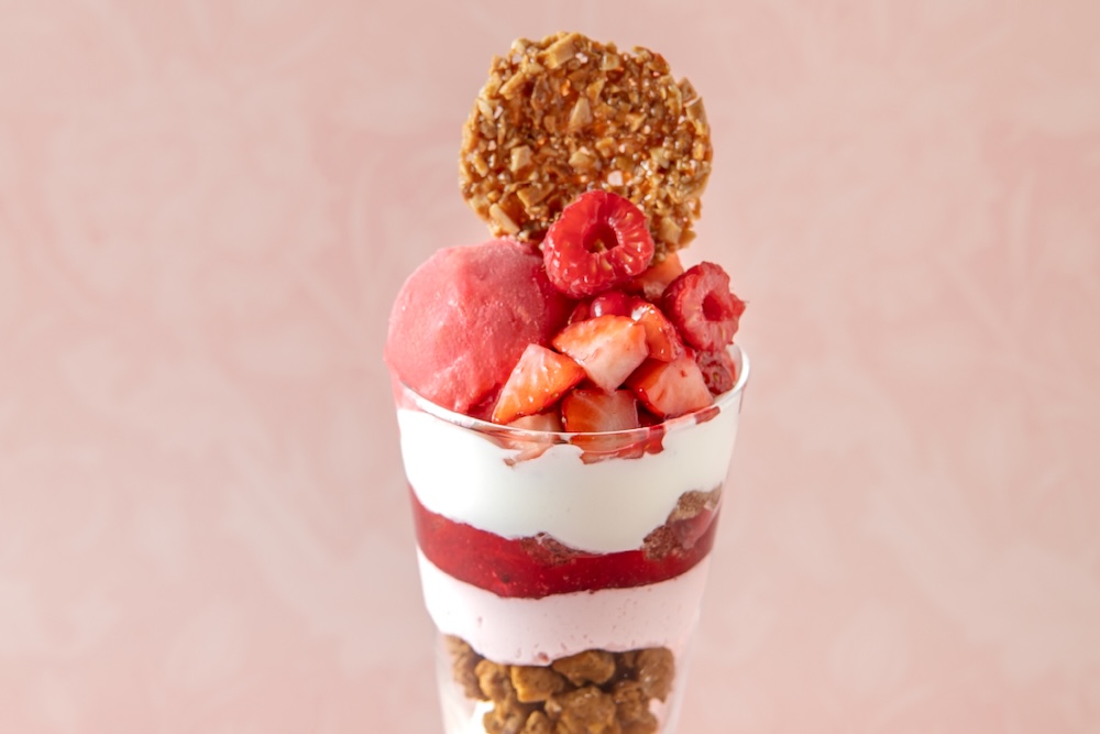 「いちごとエルダーフラワーのパルフェ」税込み1,870円