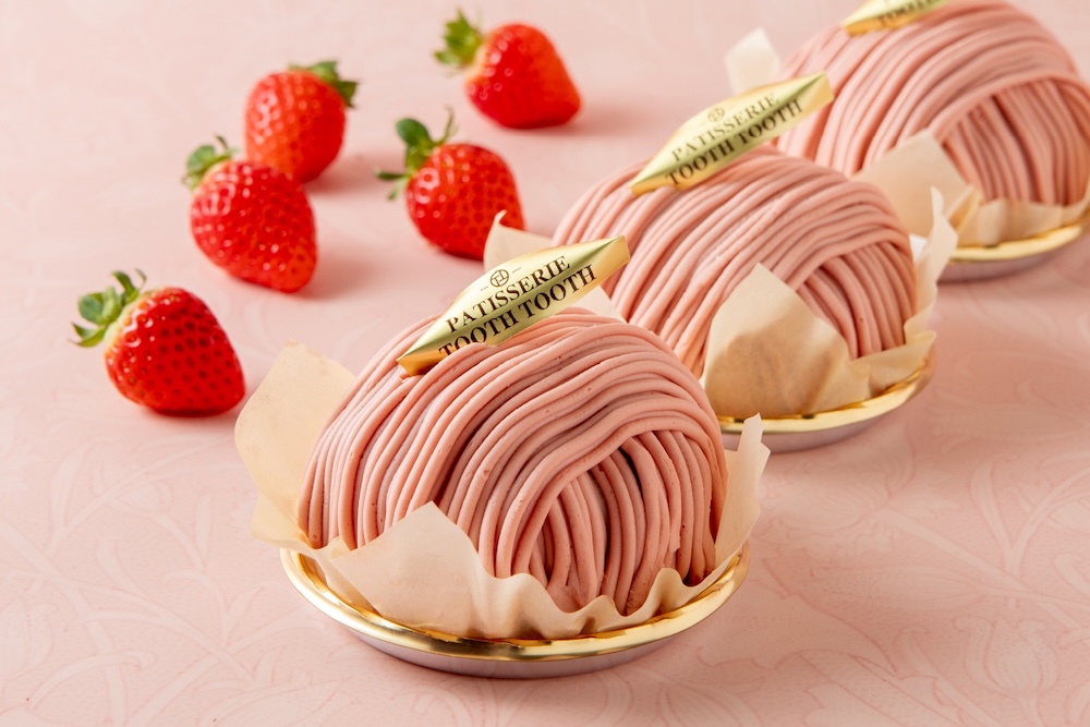 「いちごのモンブラン」イートイン・税込み937円、テイクアウト・税込み921円