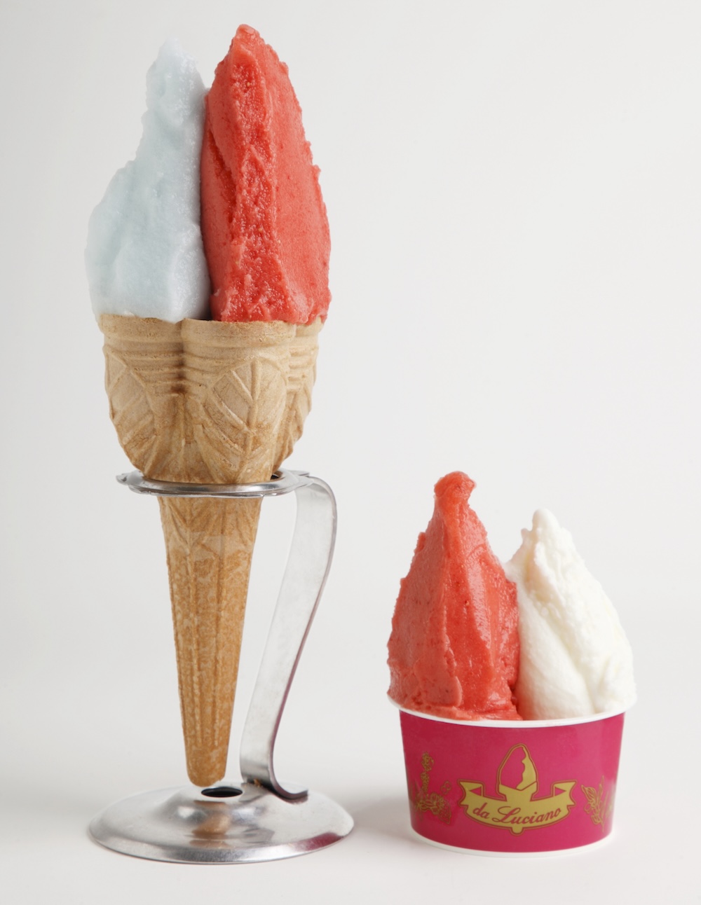 「ダ ルチアーノ」の「栃木県産とちあいかソルベ」627円～