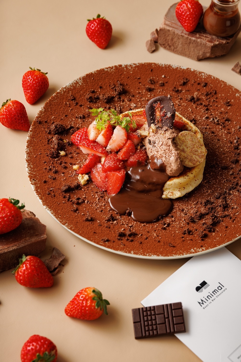 「“Chocolate-Brown”Minimalチョコレートのメルティパンケーキ」イメージ