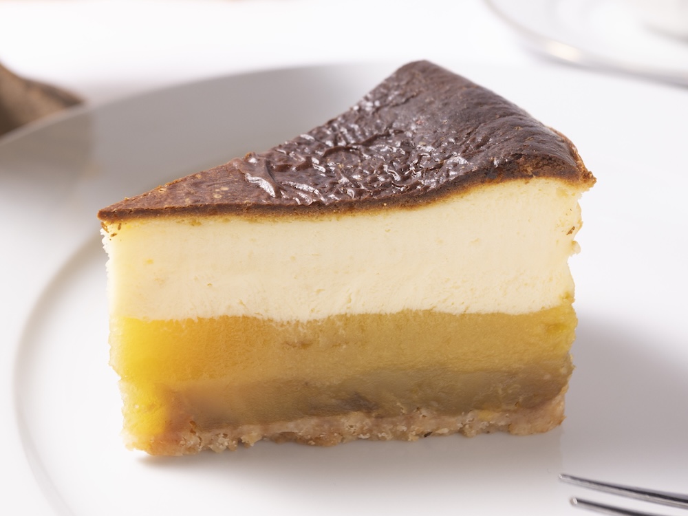 「ほっこり芋」の数量限定「金蜜芋のバスクチーズケーキ」税込み700円