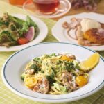 「パスタ サルシッチャとイエローチェリートマトのレモンクリームソース」お茶付き・税込み1,683円