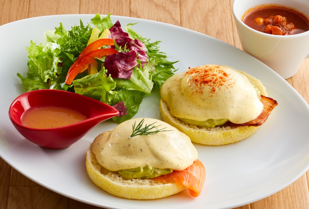 「エッグベネディクト」税込み1,529円〜