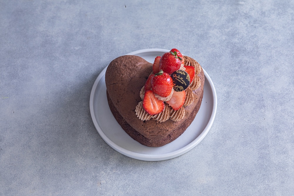 「いちごとハートのガトーショコラ」イメージ