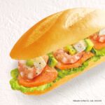 「カマンベールinミラノサンドB スモークサーモン・エビ・アボカド」税込み650円