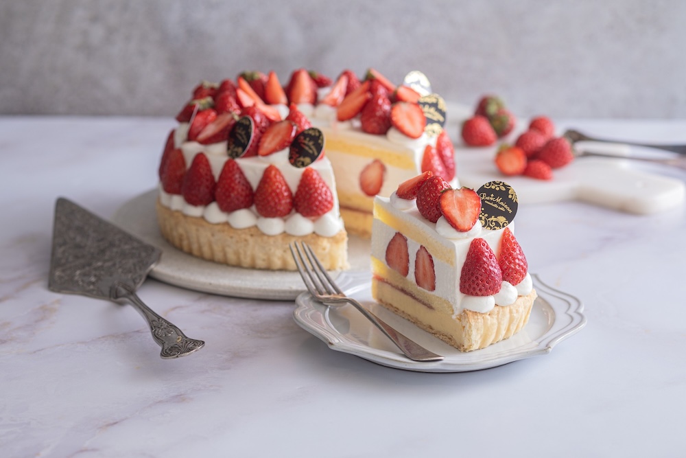 大井町店限定「プライムショートケーキタルト〜伊豆HOLLY'S紅ほっぺ～」イメージ