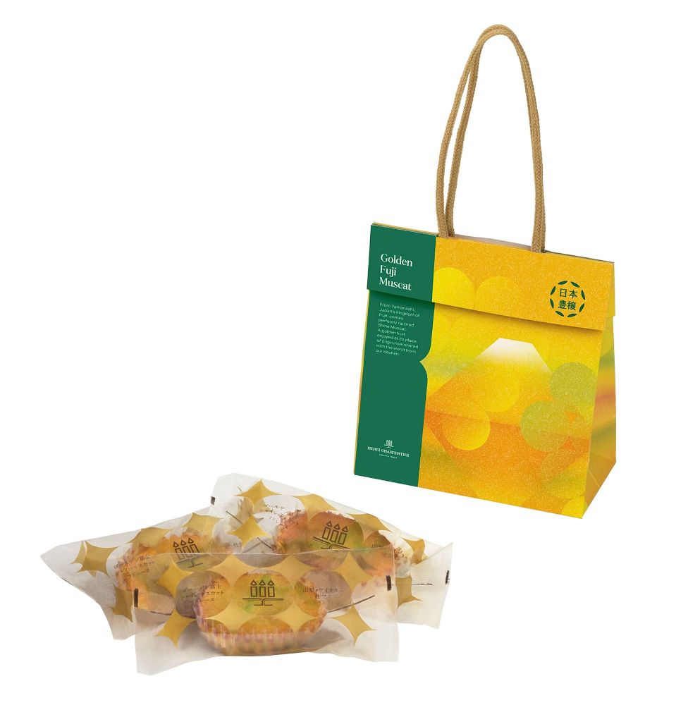 「ゴールデン富士シャインマスカットマドレーヌ～山梨・ワイナリー仕立て～」イメージ