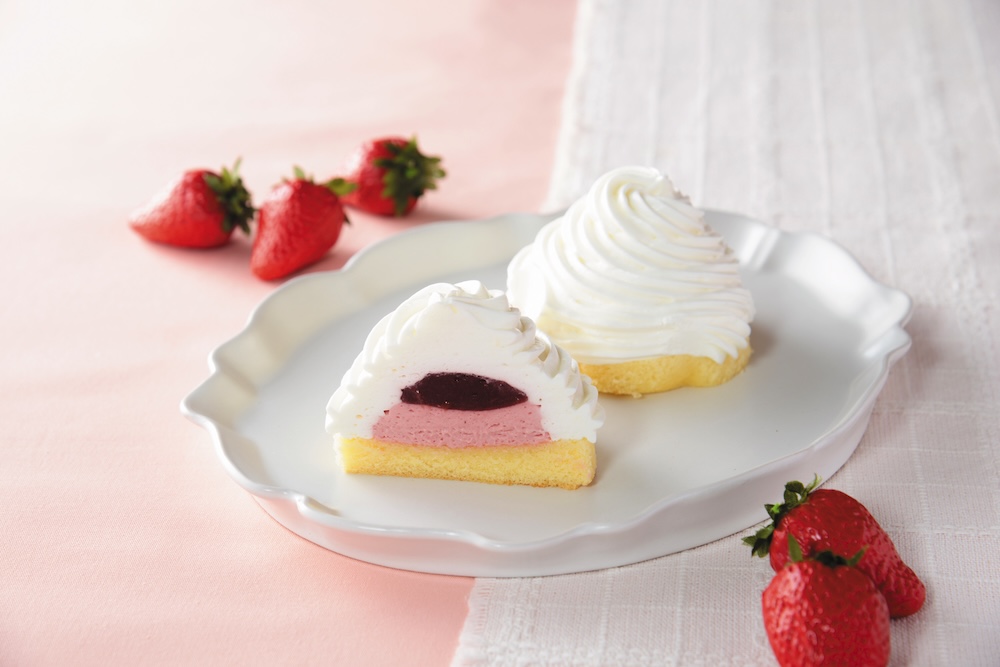 3月17日より発売される「Uchi Café×ICHIBIKO いちごケーキ」税込み333円