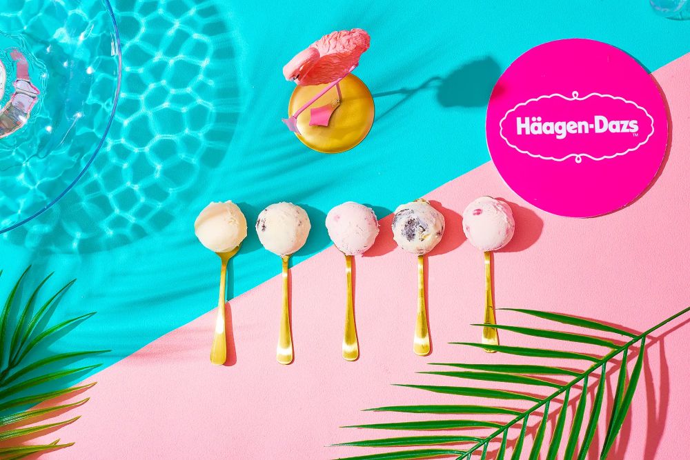 「ピーチ＆メロン Meets ハーゲンダッツ」イメージ