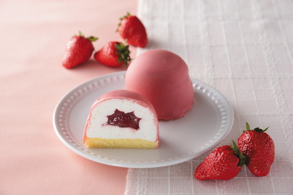 3月10日より発売中の「Uchi Café×ICHIBIKO　ショコラドーム いちご」税込み322円