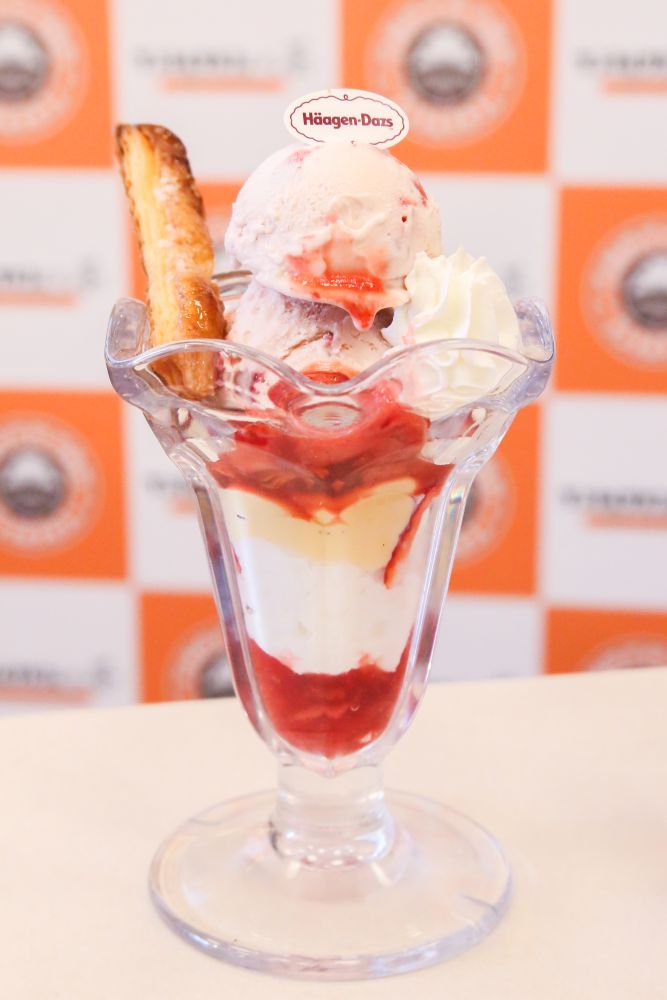 「ICHIGO ミルフィーユパフェ with ハーゲンダッツ」税込み890円