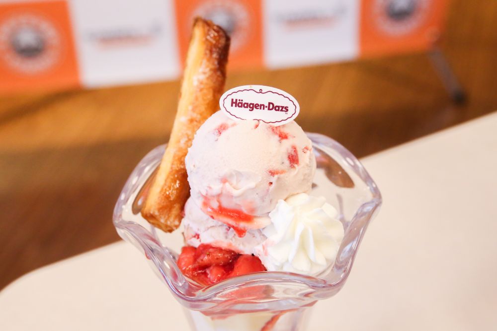 「ICHIGO ミルフィーユパフェ with ハーゲンダッツ」税込み890円