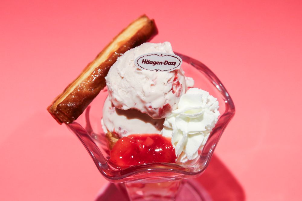 「ICHIGO ミルフィーユパフェ with ハーゲンダッツ」税込み890円