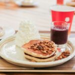 「アサイーソースパンケーキ」税込み780円