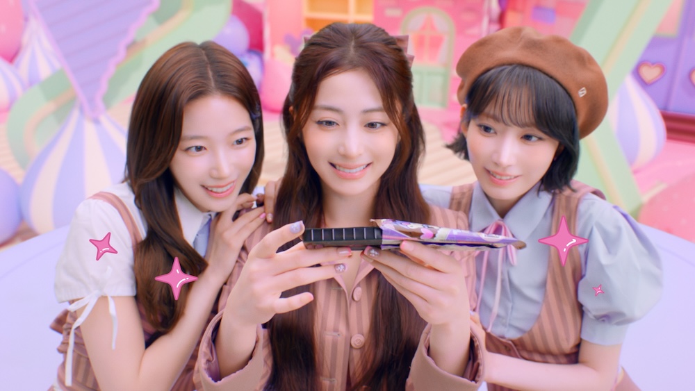 「サンリオキャラクターズ キャラパキ 『LE SSERAFIM』Ver.」ビジュアルイメージ