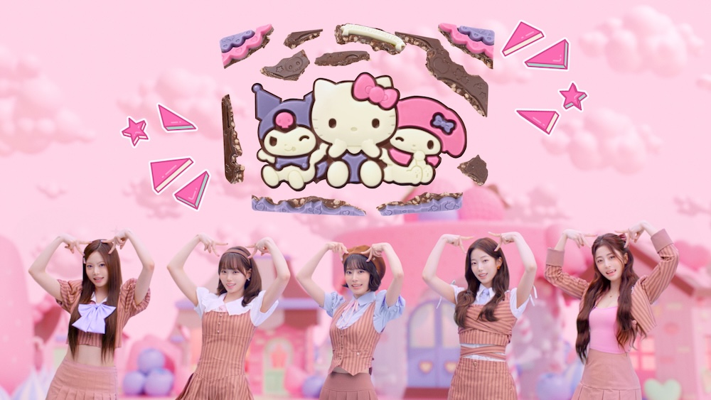 「サンリオキャラクターズ キャラパキ 『LE SSERAFIM』Ver.」ビジュアルイメージ