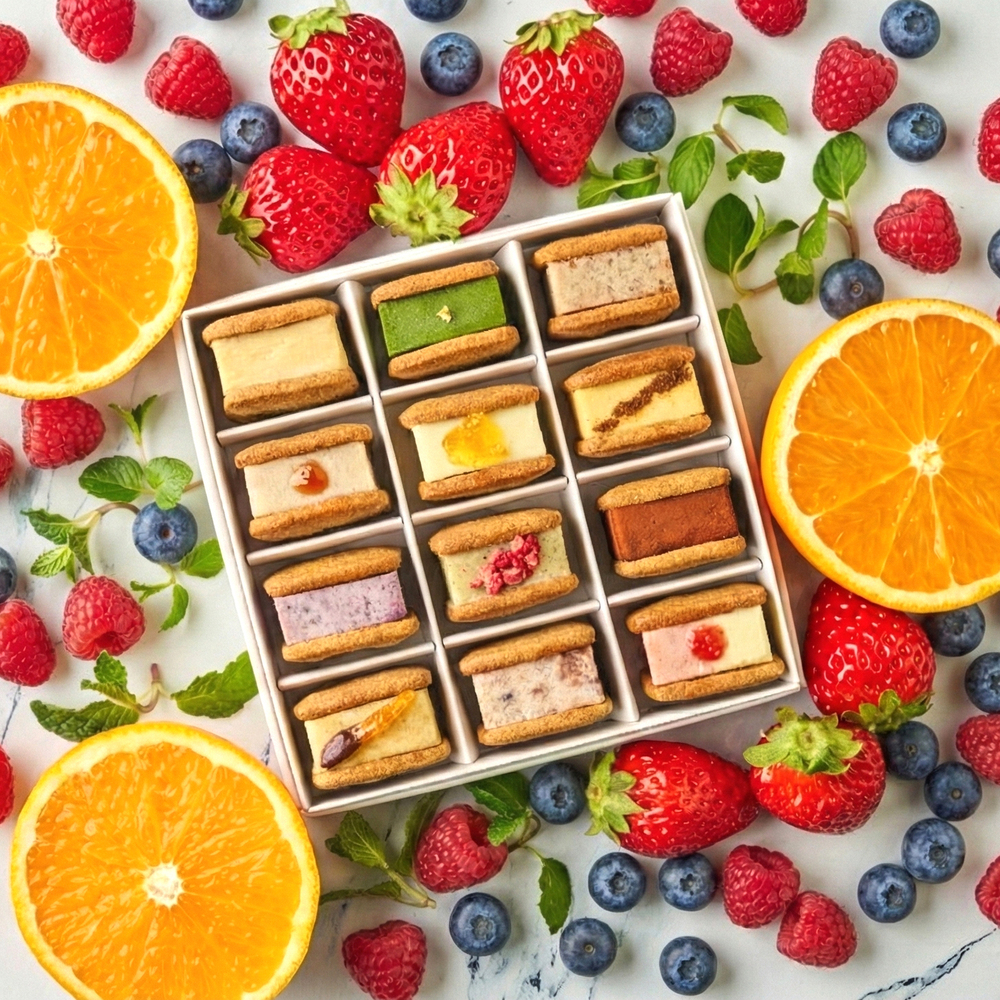 【和歌山の春を贈る】バターサンド専門店101より ブランド苺「まりひめ」や「清見オレンジ」を使用した 春の新作3種が3月1日(日)より登場!