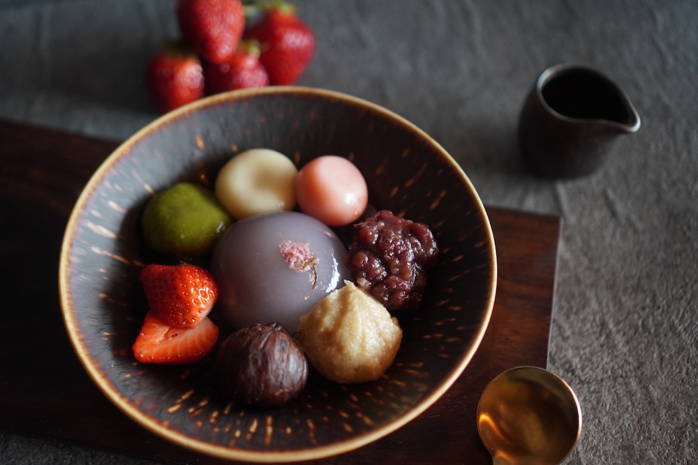 「和栗あんみつ ～桜～」税込み1,540円〜