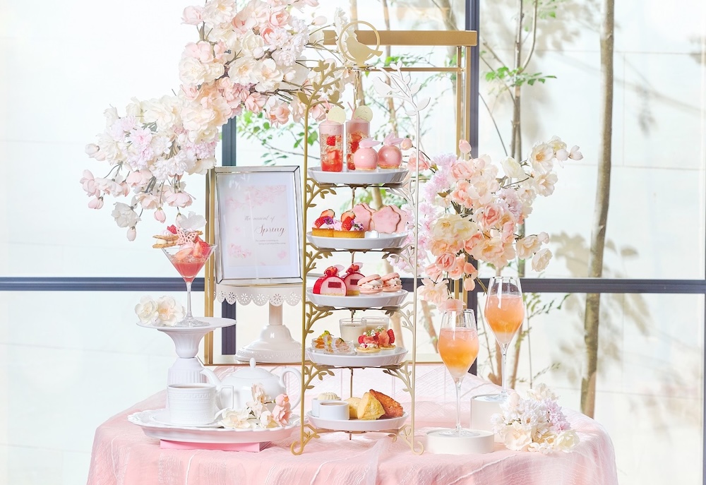 「桜色のストロベリーアフタヌーンティー」イメージ