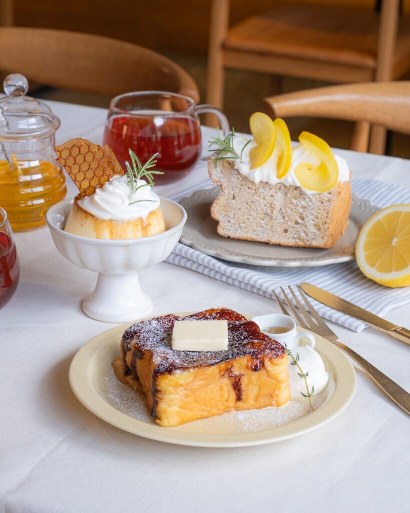 「HACHI ＆ MITSU」スイーツメニューイメージ