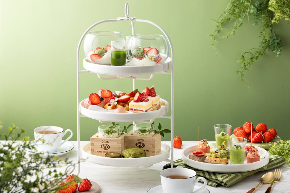 「ストロベリー＆抹茶アフタヌーンティー」イメージ