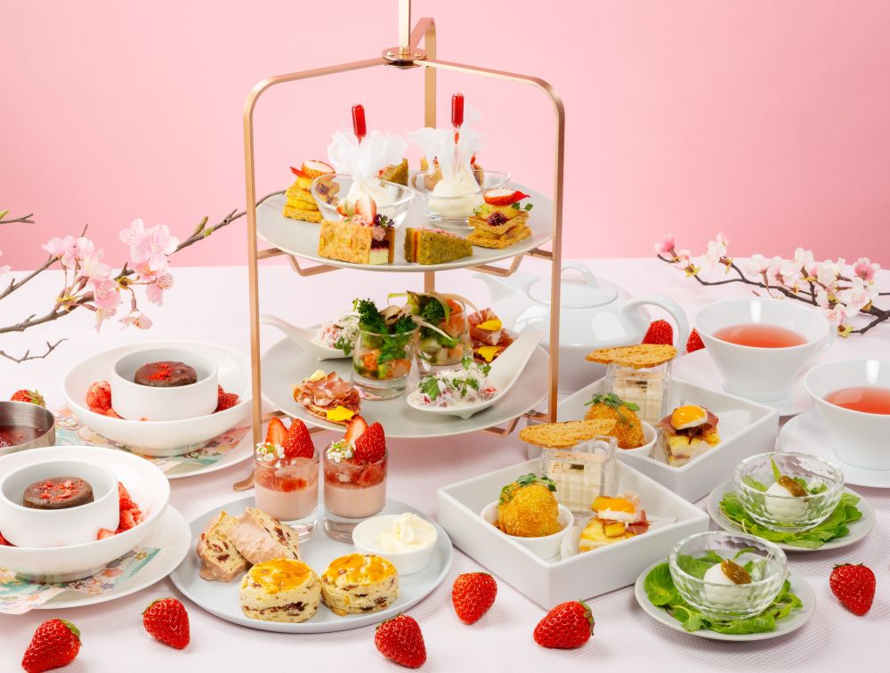 「スプリングストロベリーアフタヌーンティー」イメージ