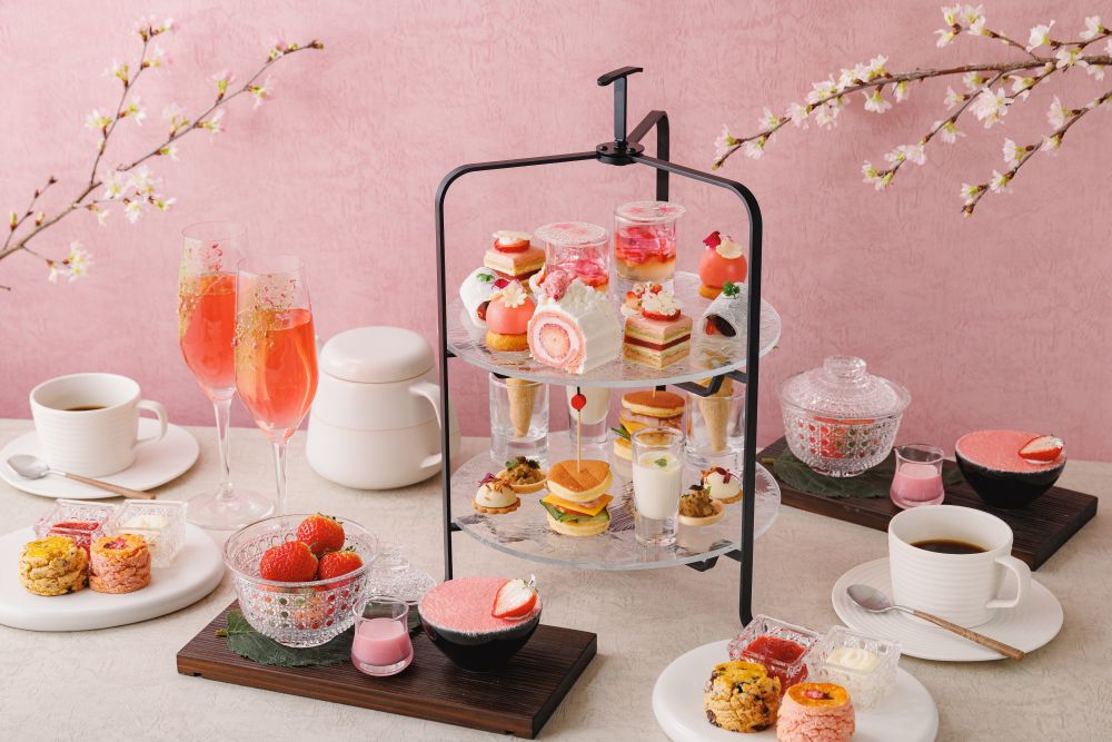「桜いちごのアフタヌーンティー」イメージ