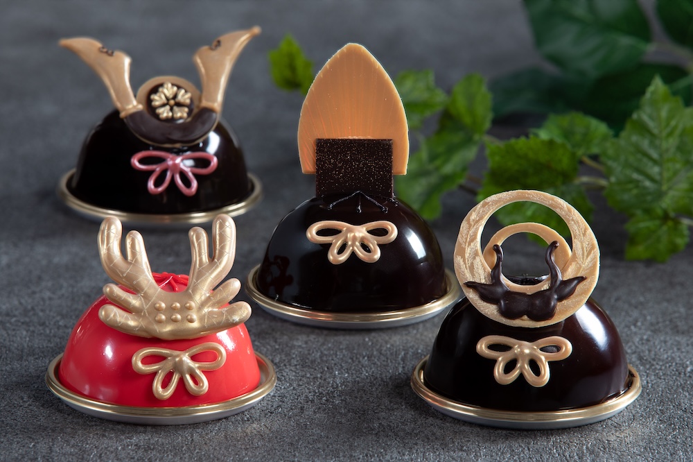 「兜ケーキ」4種のイメージ