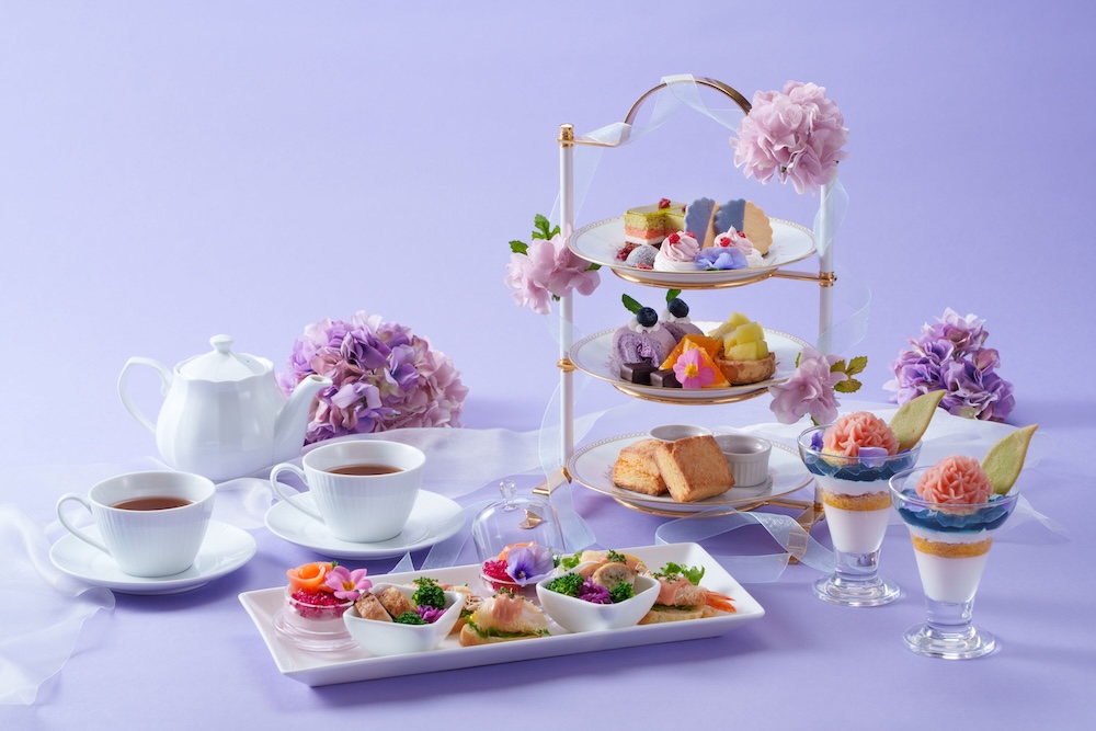 「~Purple Garden~ 初夏を彩る紫陽花アフタヌーンティーセット」イメージ