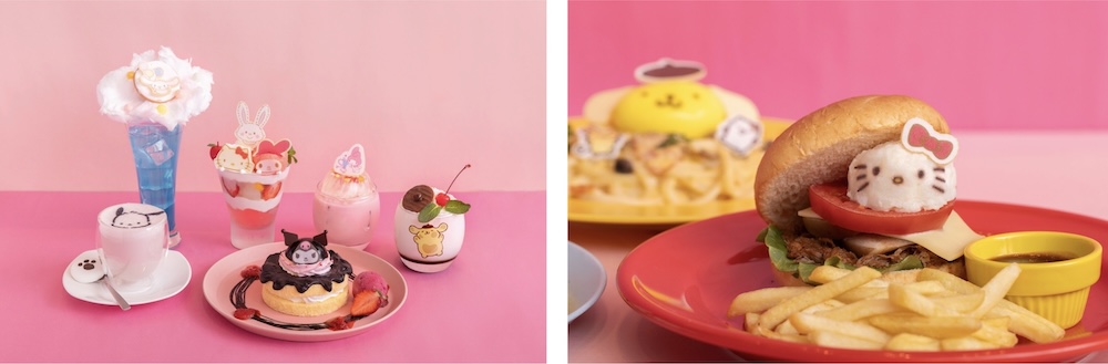 「サンリオ展 FINAL ver. ニッポンのカワイイ文化60年史」コラボメニューイメージ(C)'26 SANRIO CO., LTD. APPR. NO. L665445