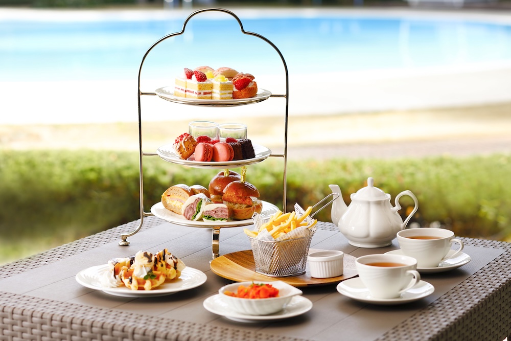 「プールサイドアフタヌーンティーセット」イメージ