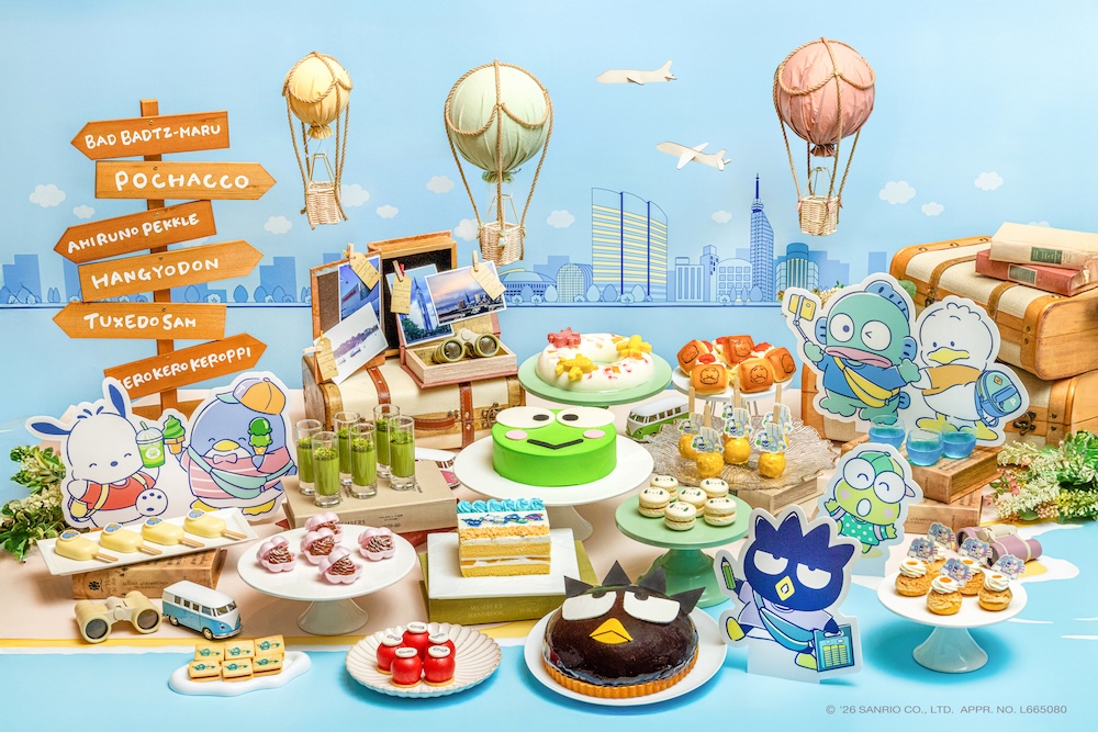 スイーツビュッフェ「Come travel with us~はぴだんぶいの福岡探検~」イメージ
