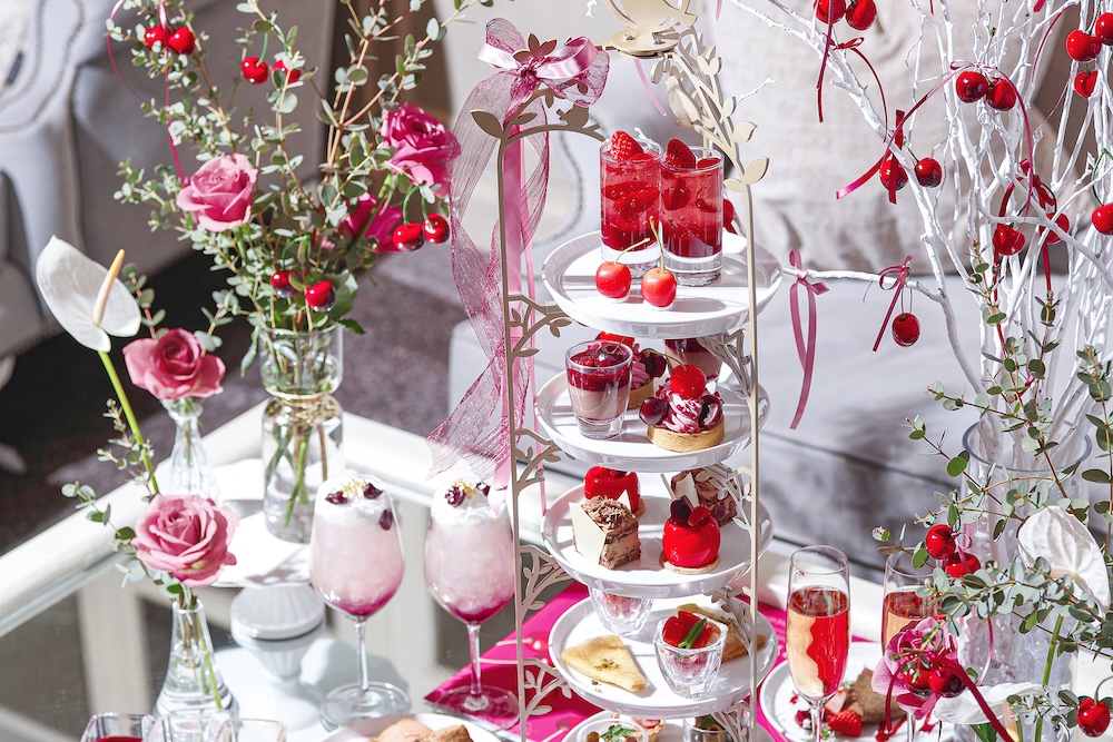 「チェリーローズアフタヌーンティー 」イメージ