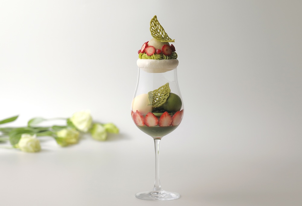 「茶の三彩パフェ」イメージ