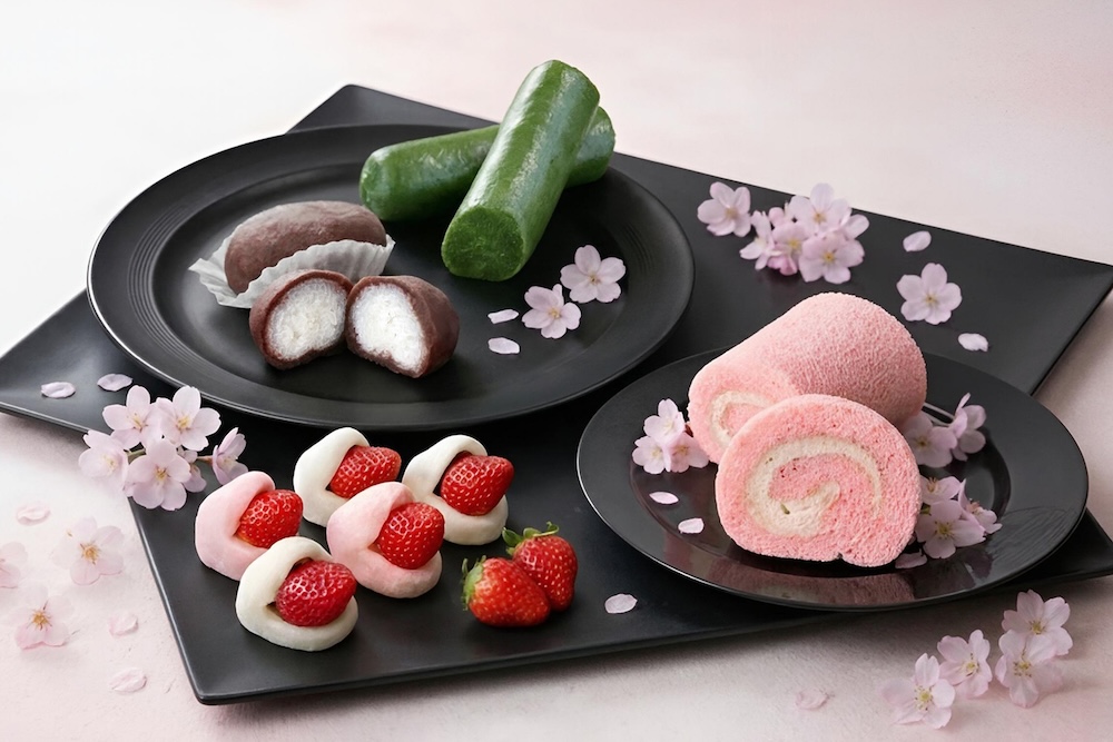 春のお彼岸向けの各種スイーツイメージ
