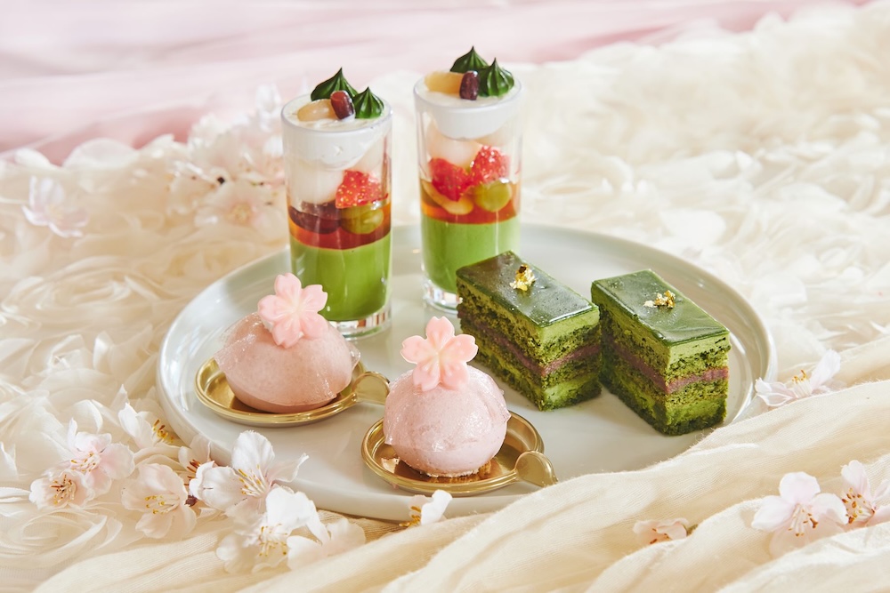 「抹茶と桜のアフタヌーンティー with 祇園辻利」イメージ
