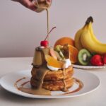 「プリンアラモードパンケーキ 黒糖ミルクティーキャラメルソース」税込み1,760円