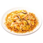 「三杯酢が決め手 あんかけかた焼そば」税込み680円