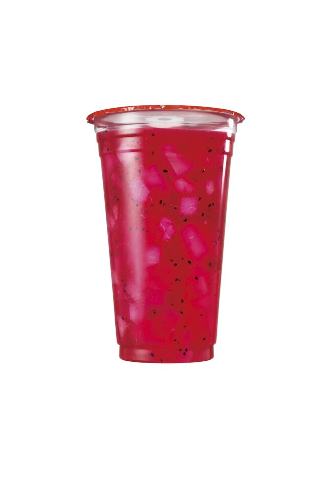 「ぷにゅんフングイフルーツティ ピーチ&ドラゴンフルーツ」イメージ