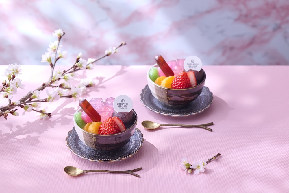 「桜あんみつ」950円