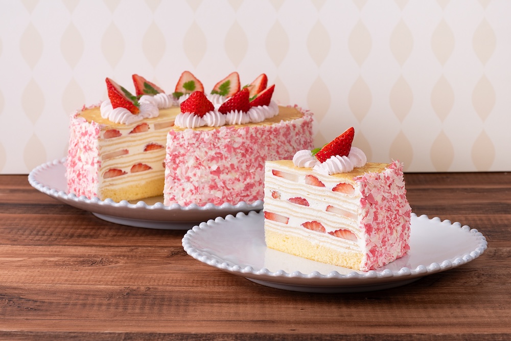 「苺のミルクレープ」税込み980円〜