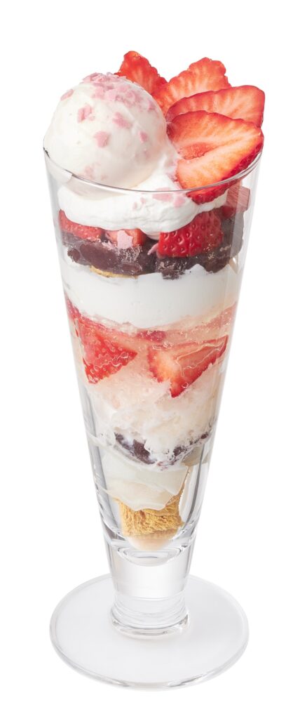 「桜いちごの和パフェ」税込み1,210円