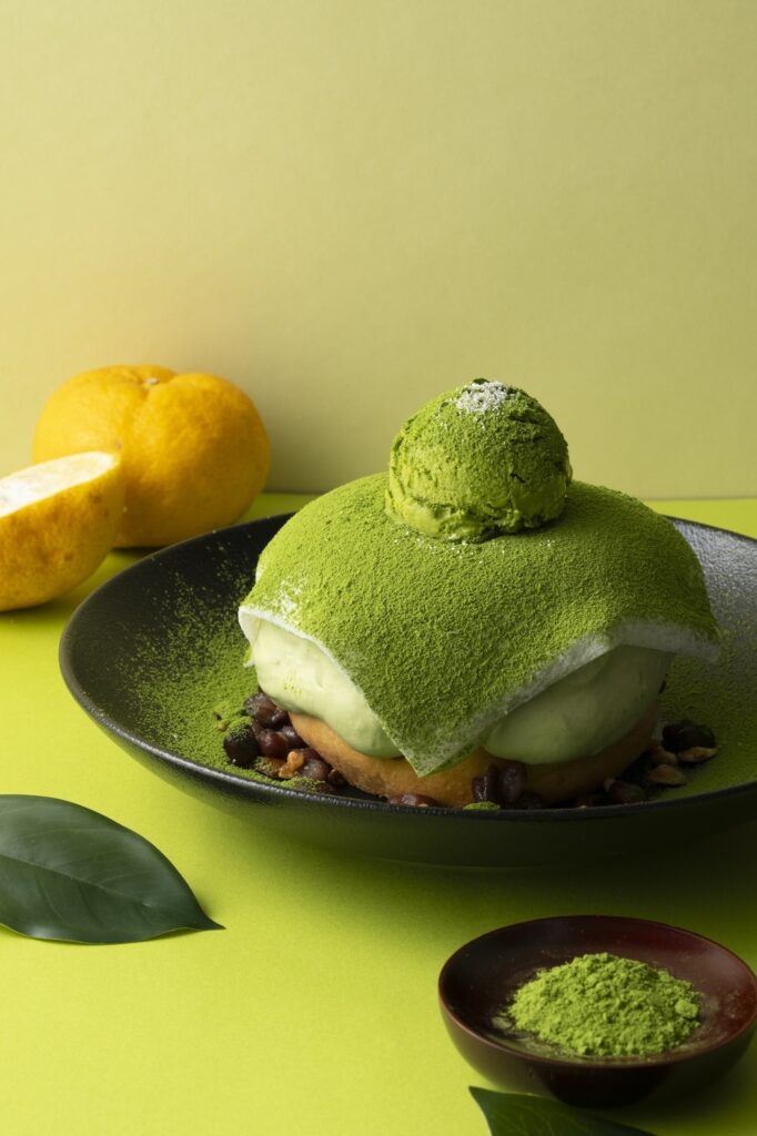 「イシヤパンケーキ　柚子抹茶」税込み1,800円