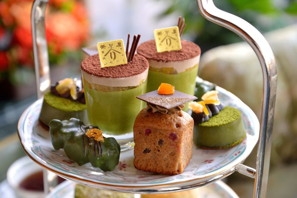 4月13日～5月14日に展開される「宇治茶アフタヌーンティー with 辻利兵衛本店」イメージ