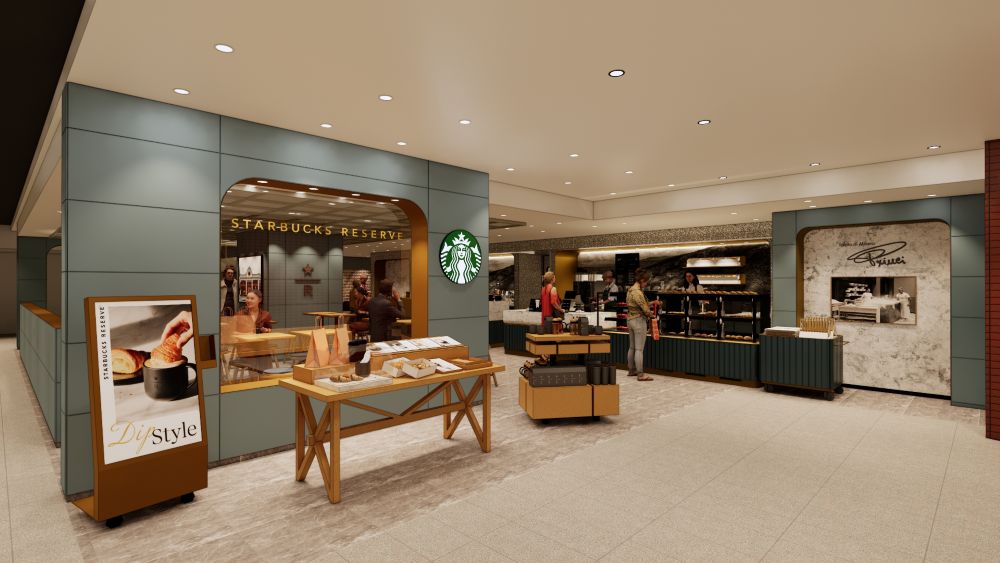 「スターバックス リザーブ カフェ 大丸梅田店地下1階店」店舗イメージ