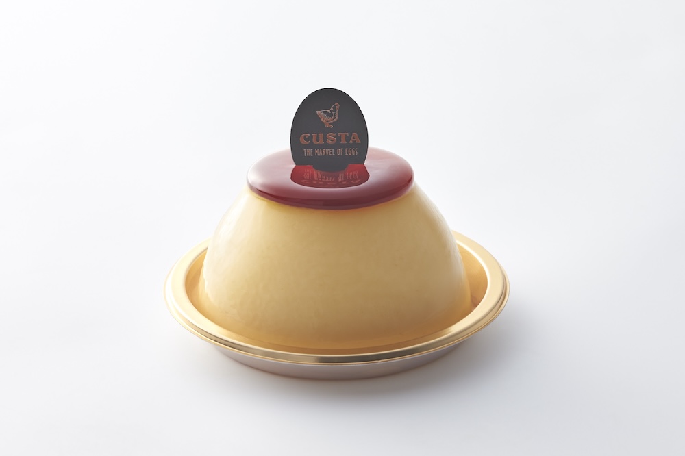 「カスタ」の「とろけるカスタードクリームのケーキ」486円