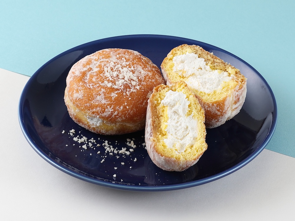 「JACK IN THE DONUTS」の「生マラサダ　練乳ミルク」1個・税込み330円