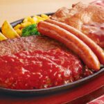 「どど~ん!っと大きなミックスグリル」税込み1,208円(税込み1,285円からプライスダウン)